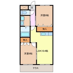 七宝駅 徒歩25分 1階の物件間取画像